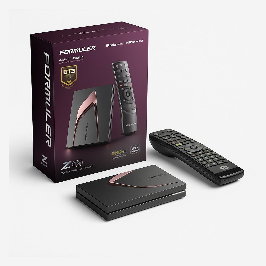 Formuler Z12 Ultra – Décodeur Android IPTV 4K avec 4 Go RAM, 128 Go stockage, Wi-Fi 6E, Dolby Vision et Dolby Atmos